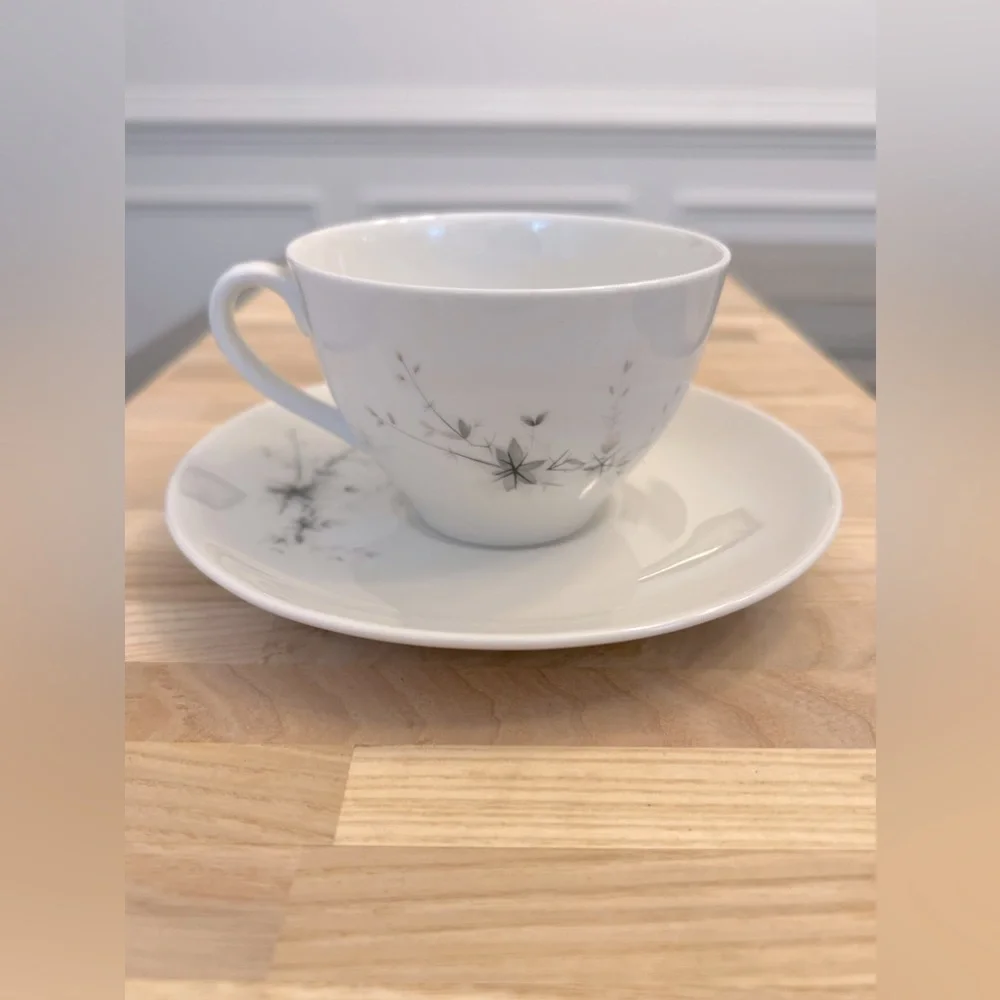 Royal Doulton Tea Cup and Saucer Set in Greenbrier Motif Rare